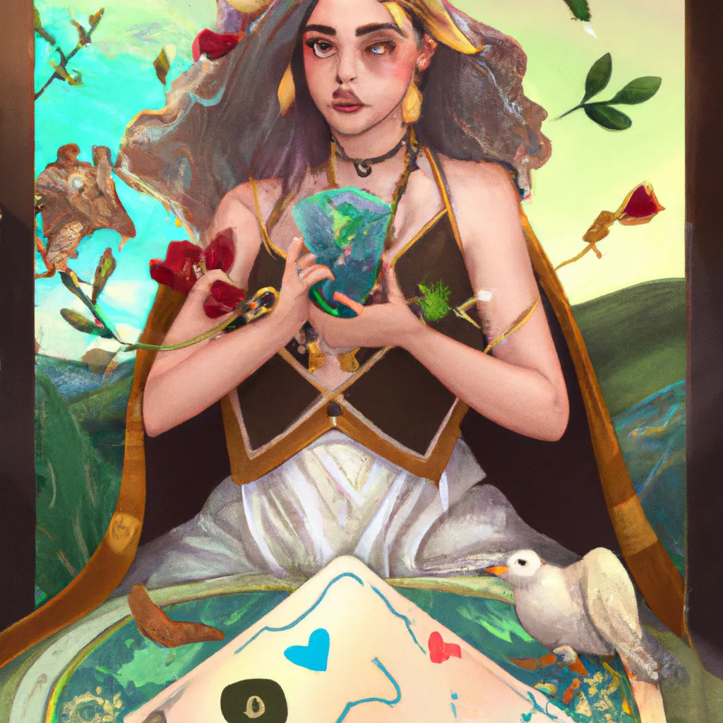 Ideias tarot temperanca