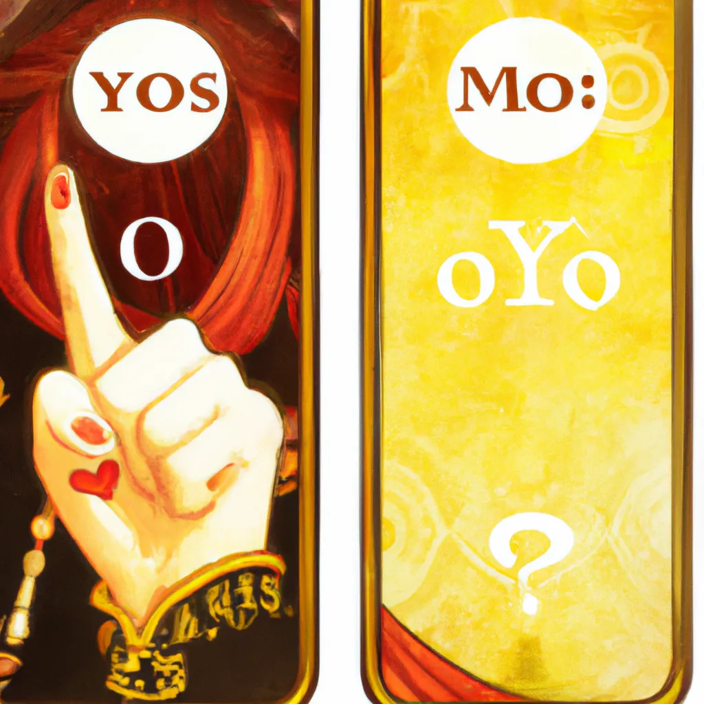 Descubra o Seu Futuro com a Lista Yes or No do Tarot! 4 Ideias tarot yes or no list