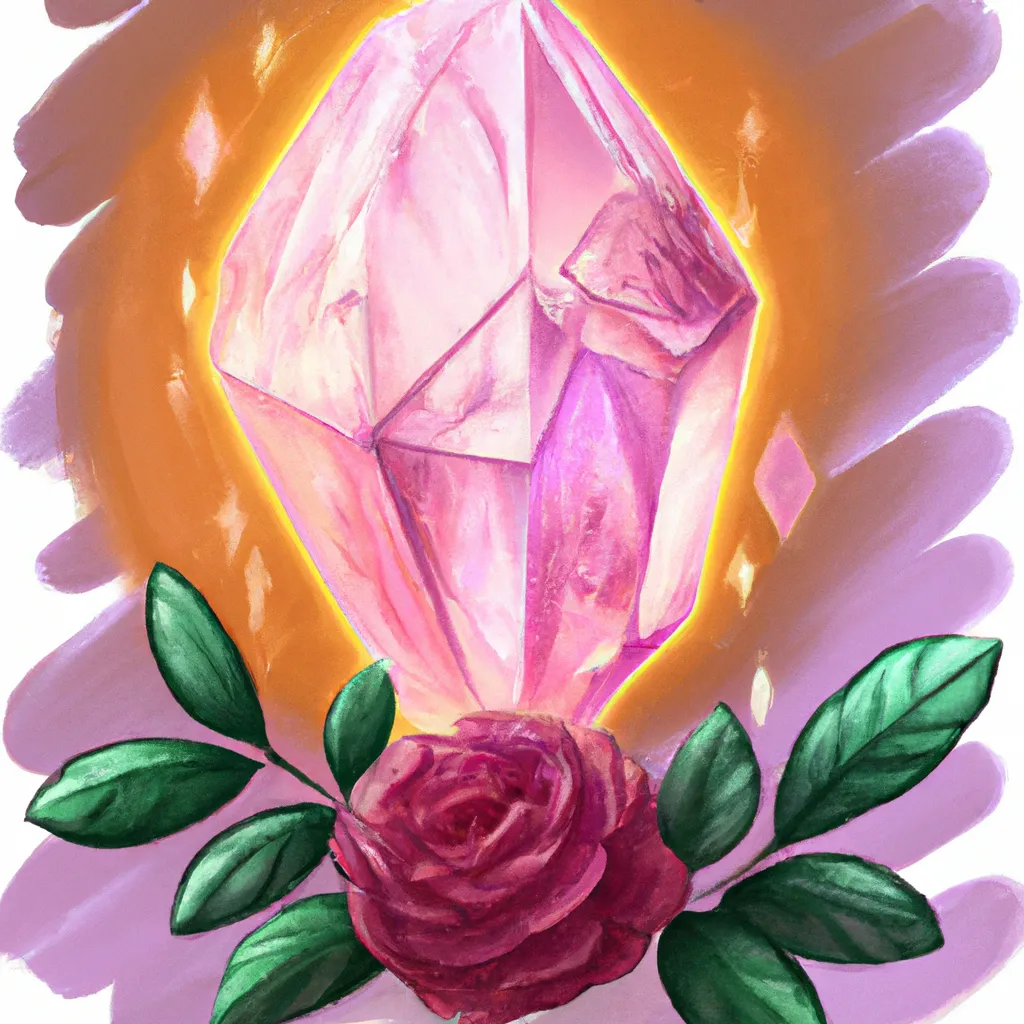 Ideias wicca quartzo rosa