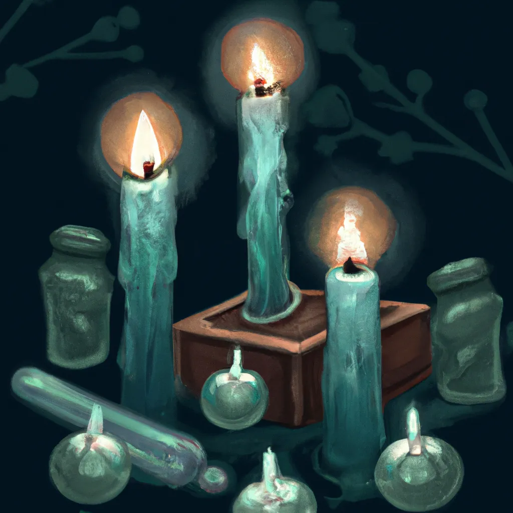 Ideias wicca velas