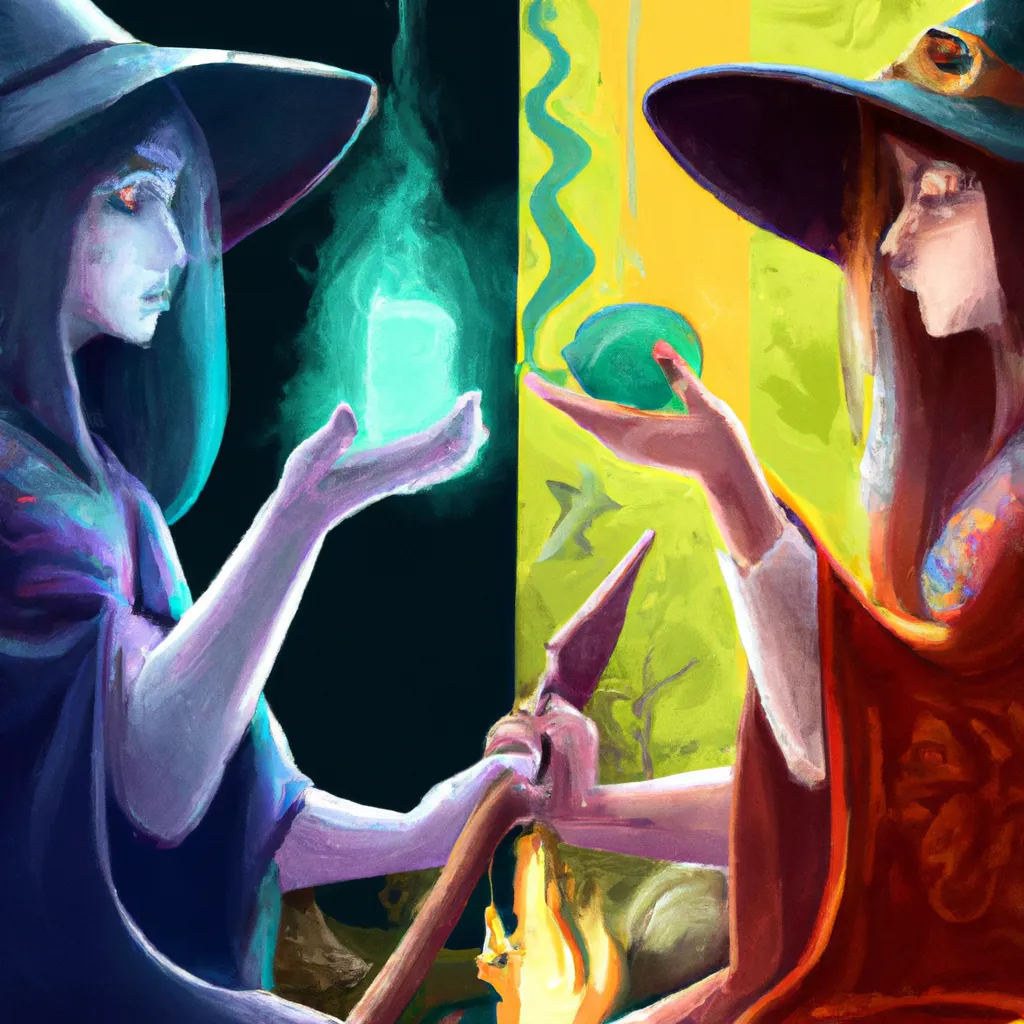 Ideias wicca y brujas diferencias