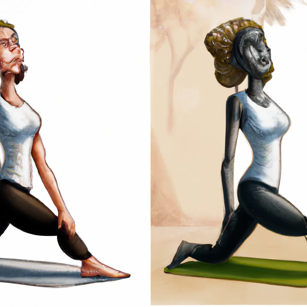 Ideias yoga corpo antes e depois