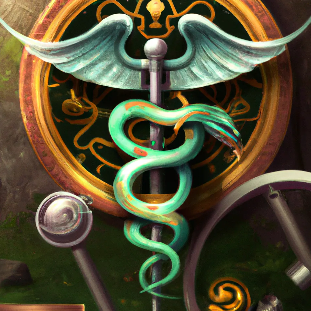 Ilustracao Compreendendo o Significado Oculto do Caduceu de Hermes