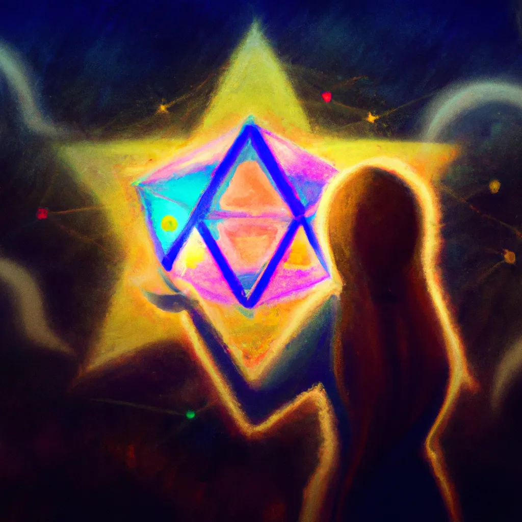 Ilustracao Descobrindo o Misterio da Estrela de Merkaba
