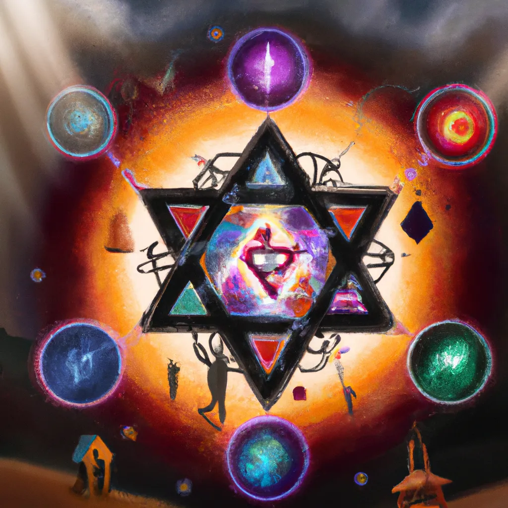 Ilustracao Descobrindo os Misterios do Kabbalah