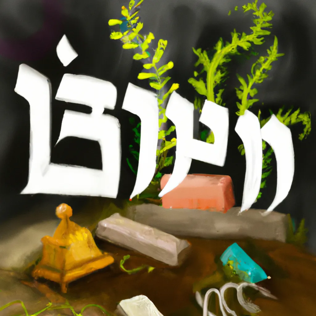 Ilustracao Descubra o Misterio das Letras Hebraicas
