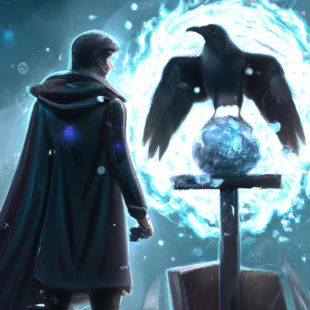 Descubra a Magia do Símbolo do Corvo: Explore suas Possibilidades! 7 Ilustracao Explorando a Magia do Simbolo do Corvo