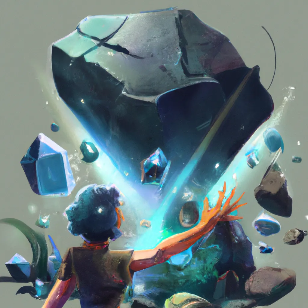 Ilustracao O Poder das Pedras Magicas