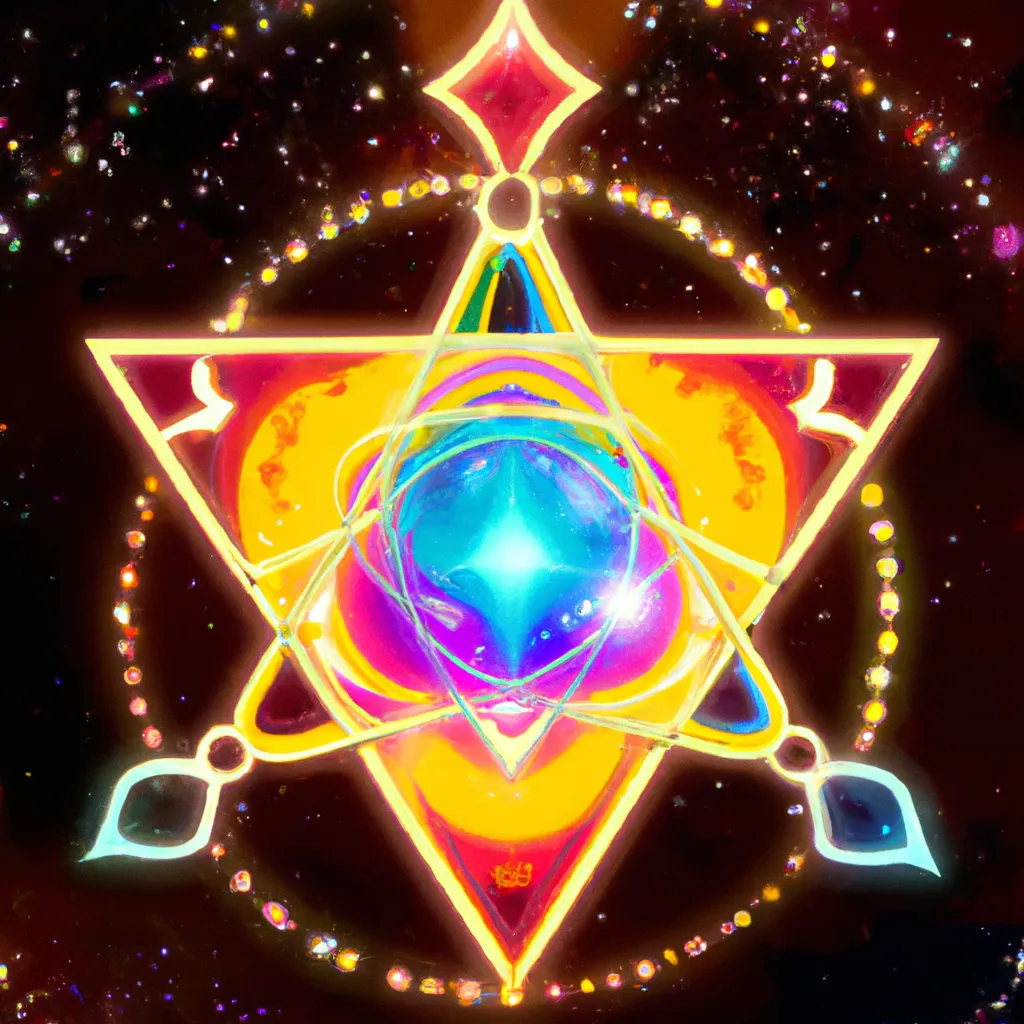 Ilustracao O Profundo Significado Espiritual da Estrela de Nove Pontas