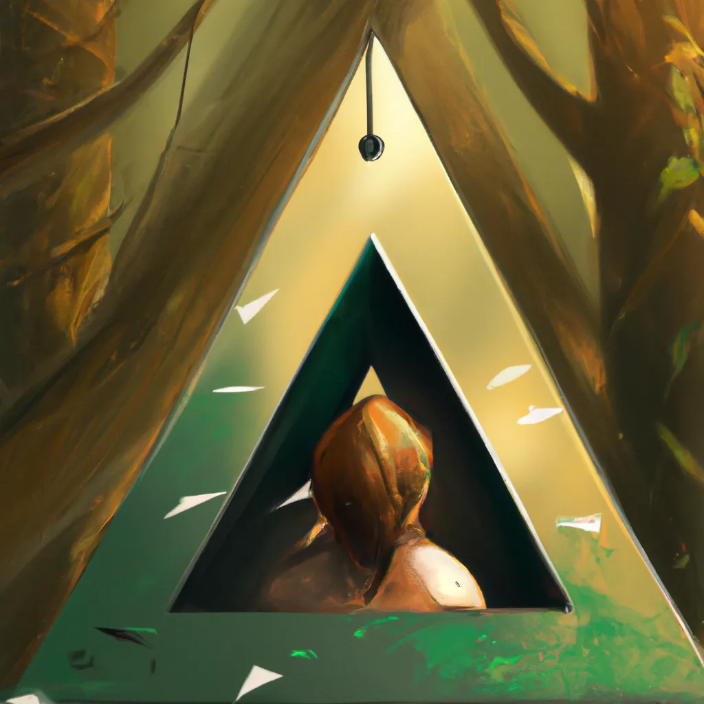 Ilustracao O Significado Oculto do Triangulo Apertado