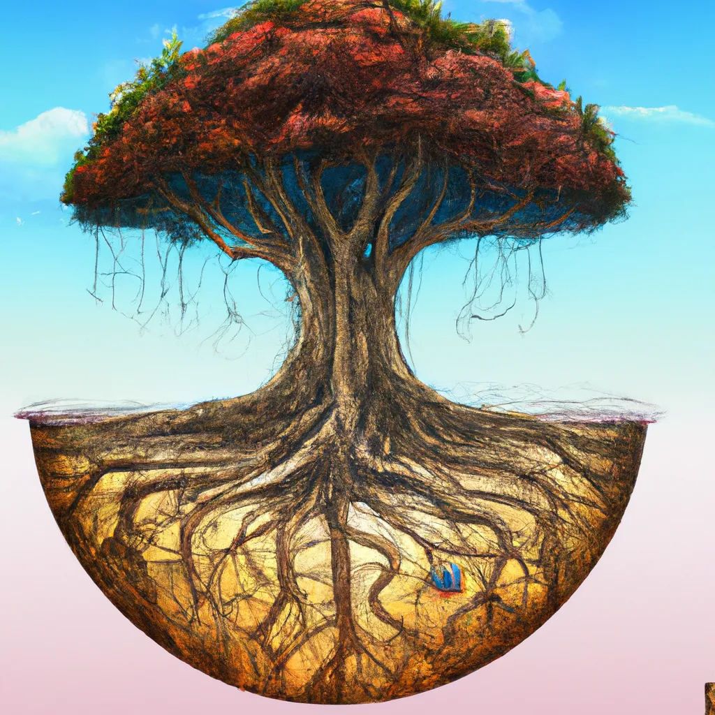Ilustracao O Significado Profundo da Arvore da Vida