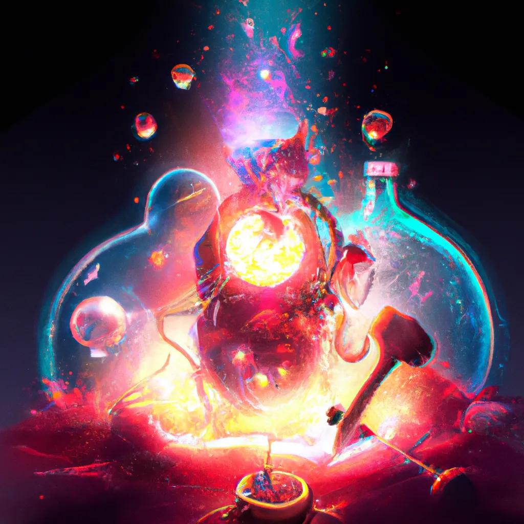 Ilustracao alquimia brinquedo