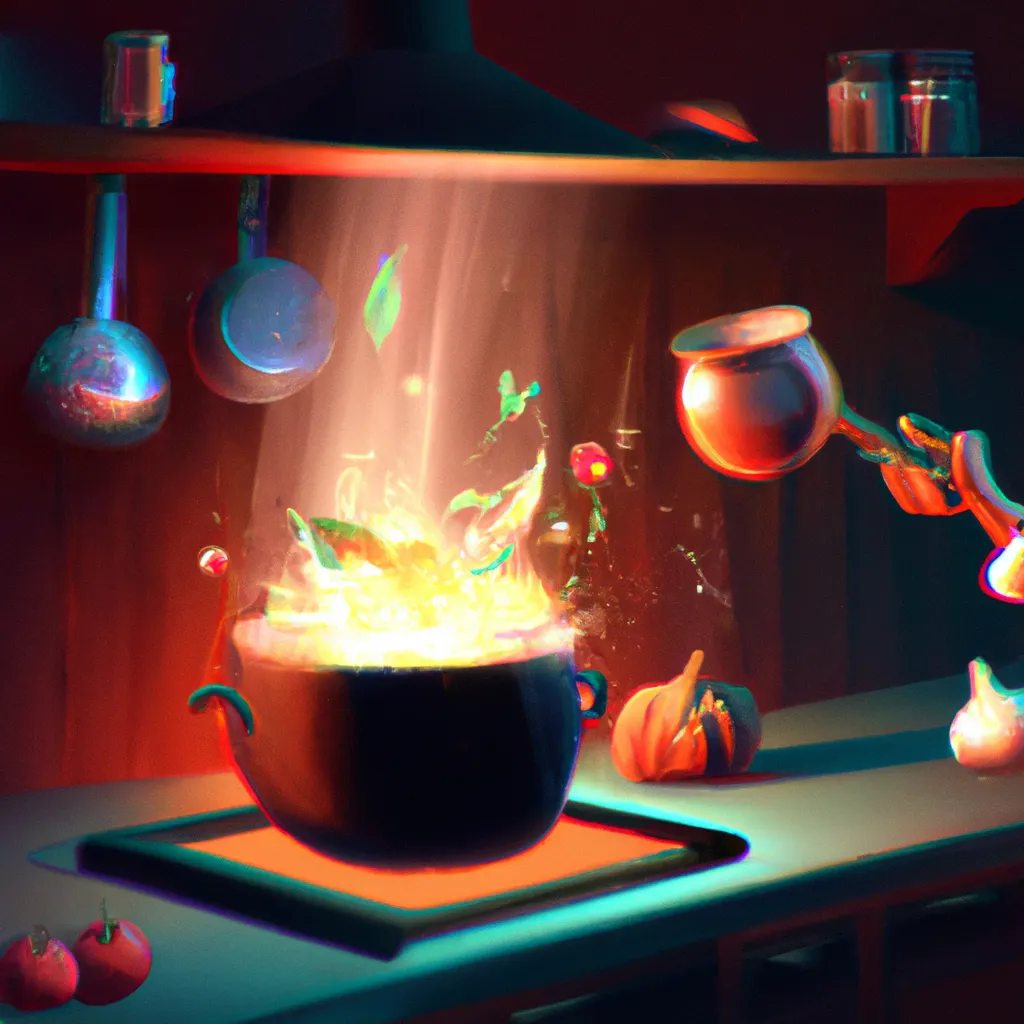 Ilustracao alquimia na cozinha