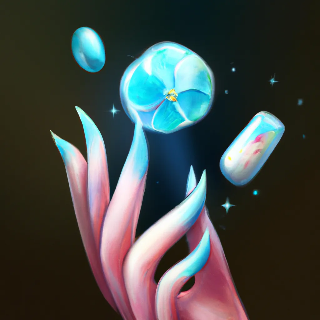 Ilustracao alquimia unhas de porcelana