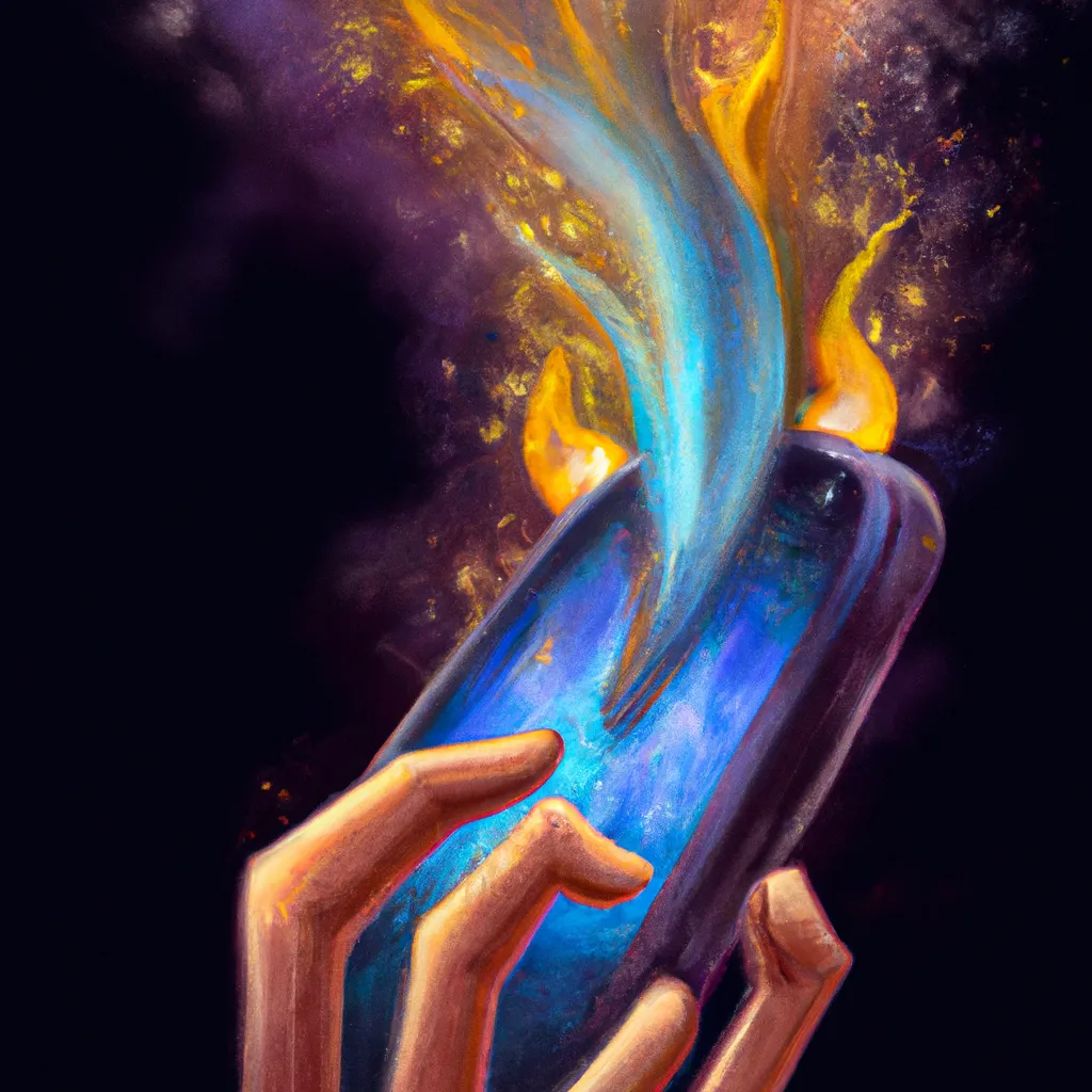 Ilustracao alquimia unhas telefone