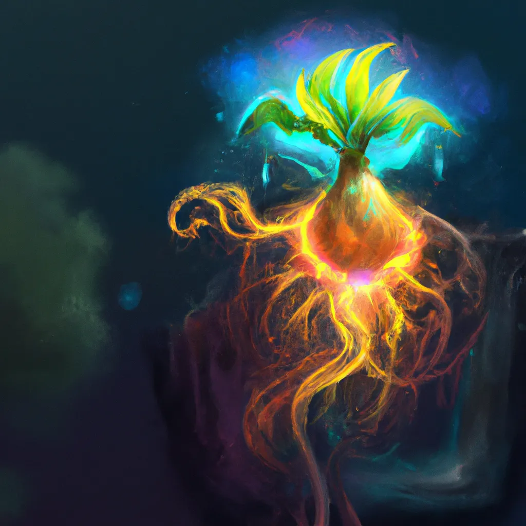 Ilustracao alquimia vegetal