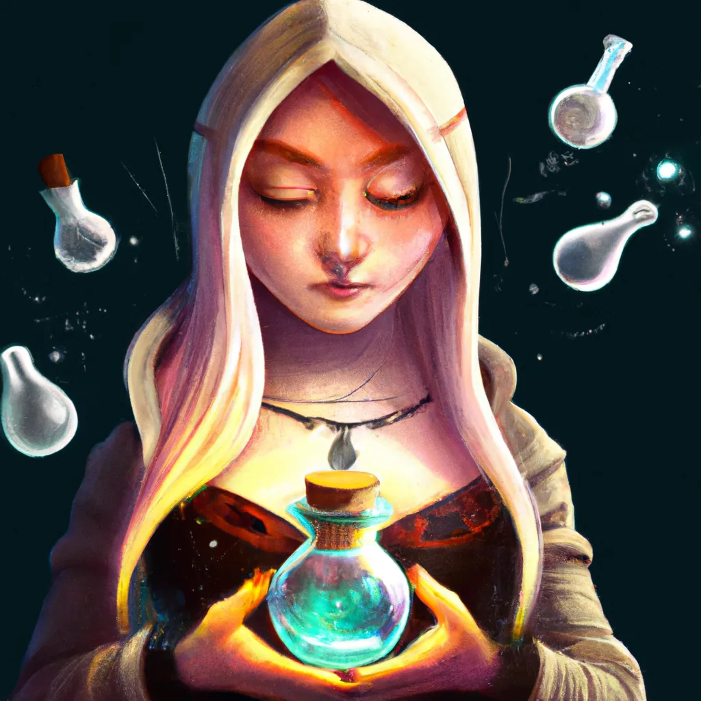Ilustracao alquimia wicca