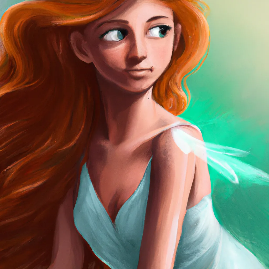 Ilustracao anjo ariel