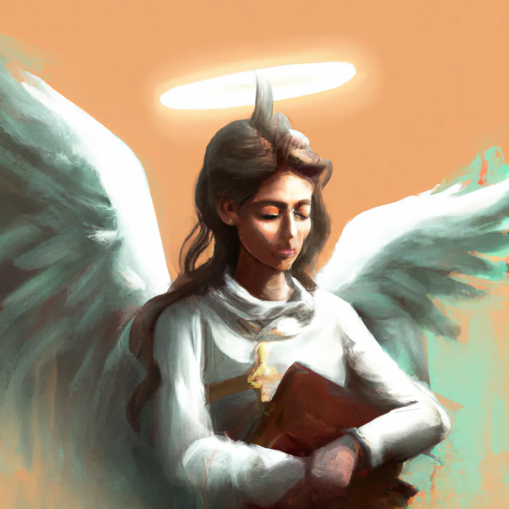 Ilustracao anjo biblico