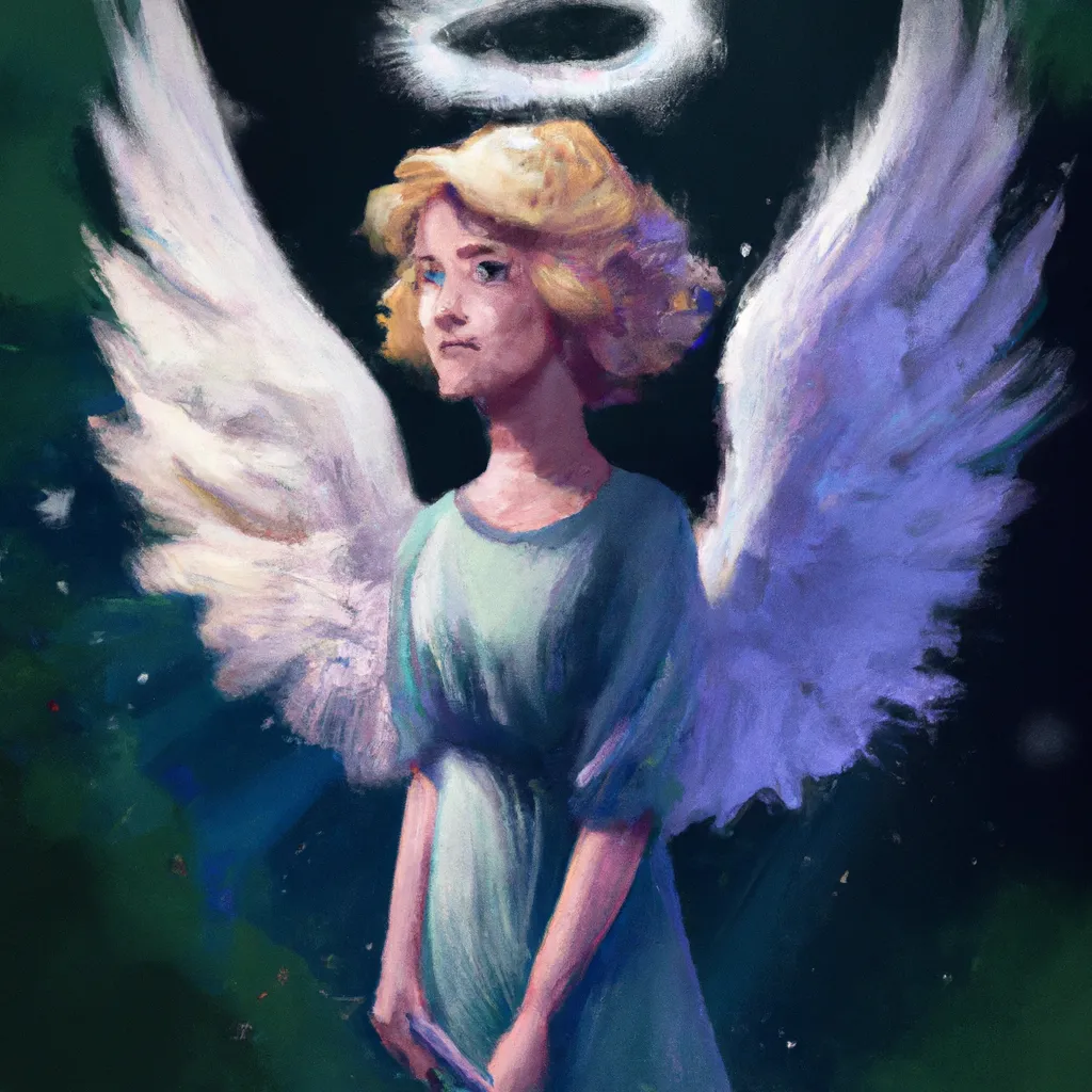 Ilustracao anjo de natal filme