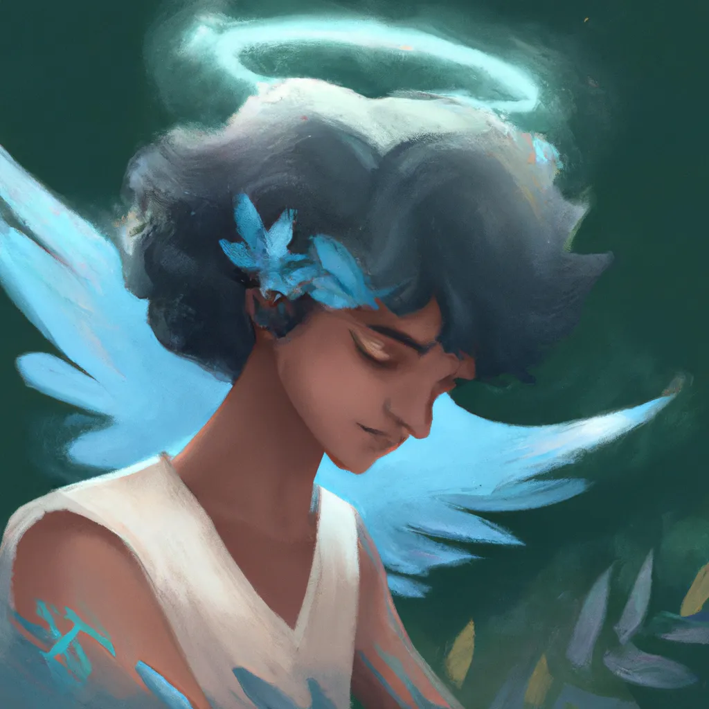 Ilustracao anjo desenho
