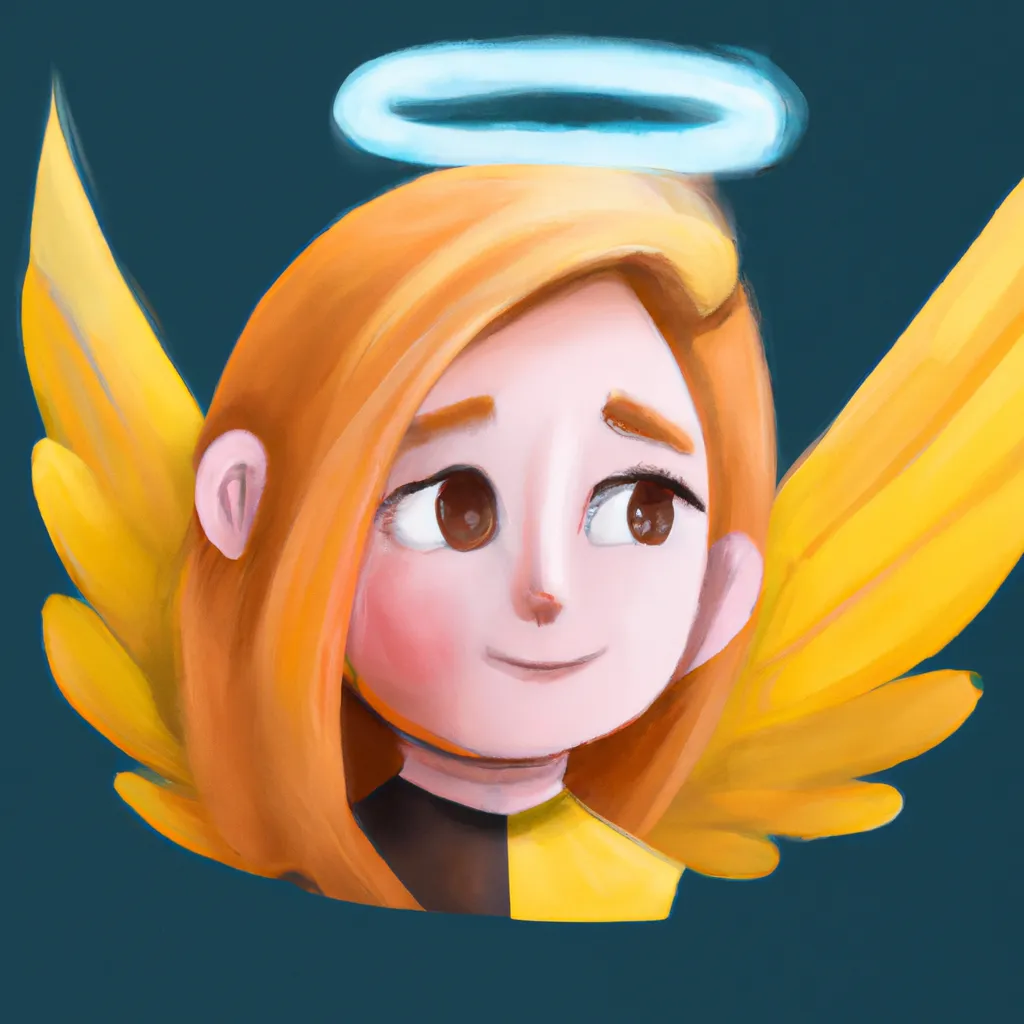 Ilustracao anjo em eva
