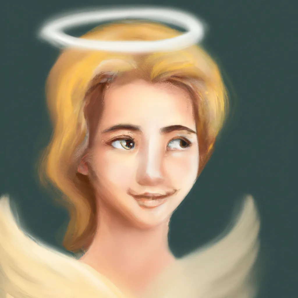 Ilustracao anjo em ingles
