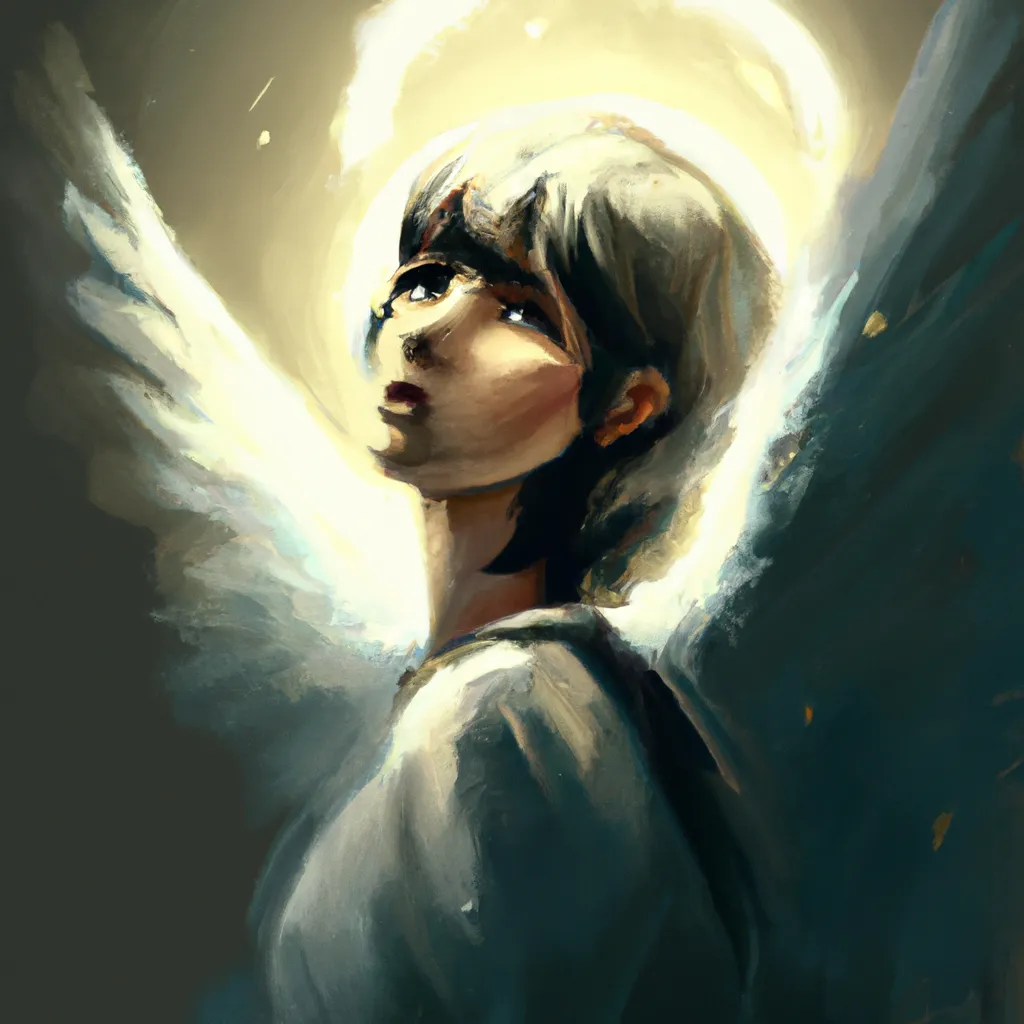 Ilustracao anjo ezequiel