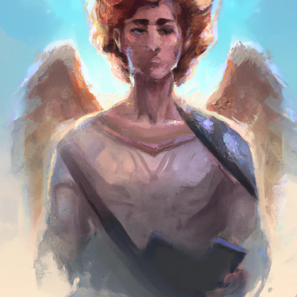 Ilustracao anjo hahahel