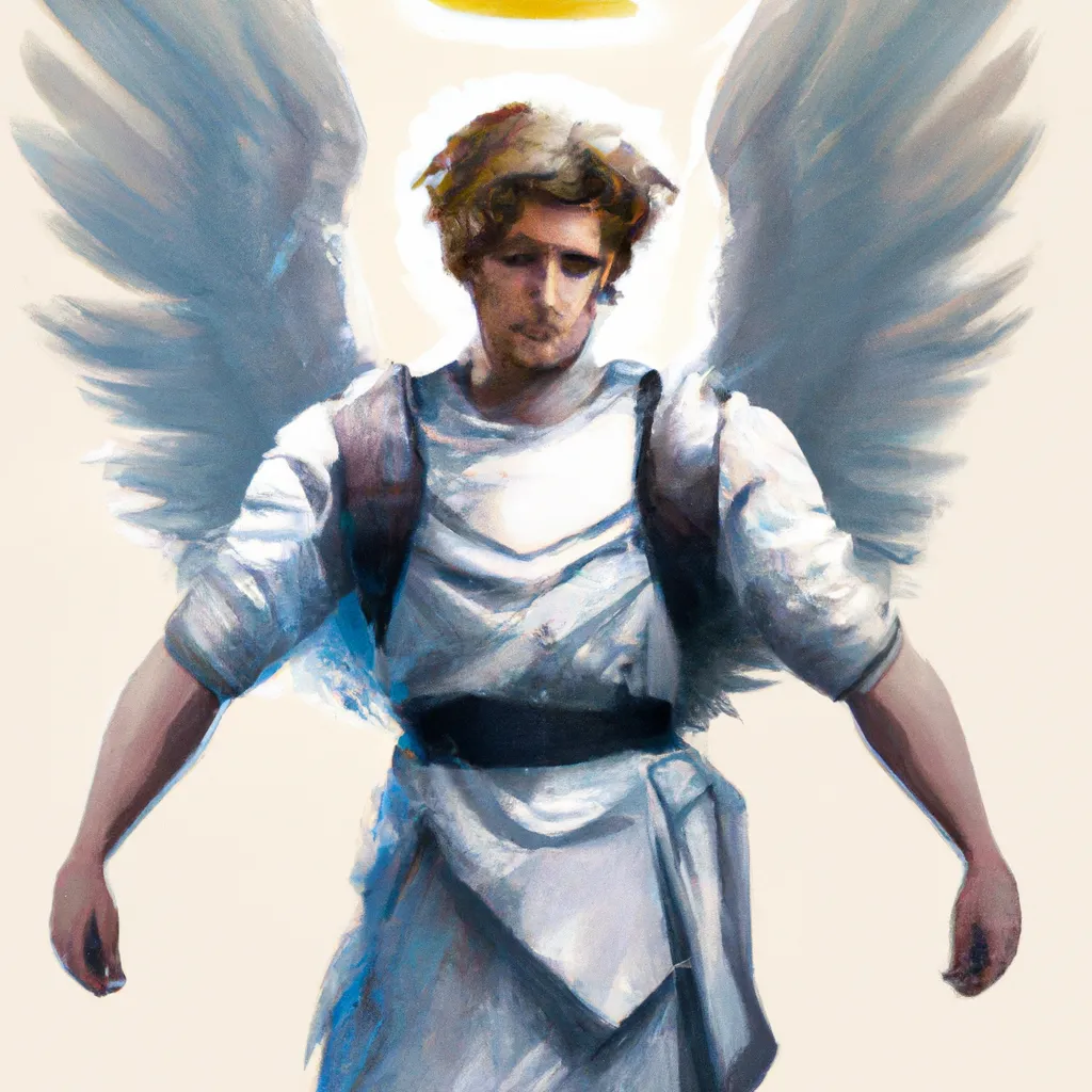 O Anjo João e Seu Poder Transformador de Vidas 7 Ilustracao anjo joao