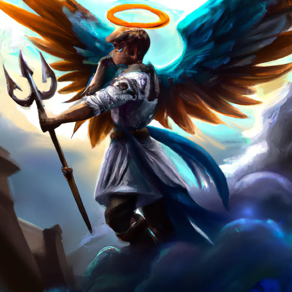 Ilustracao anjo justiceiro