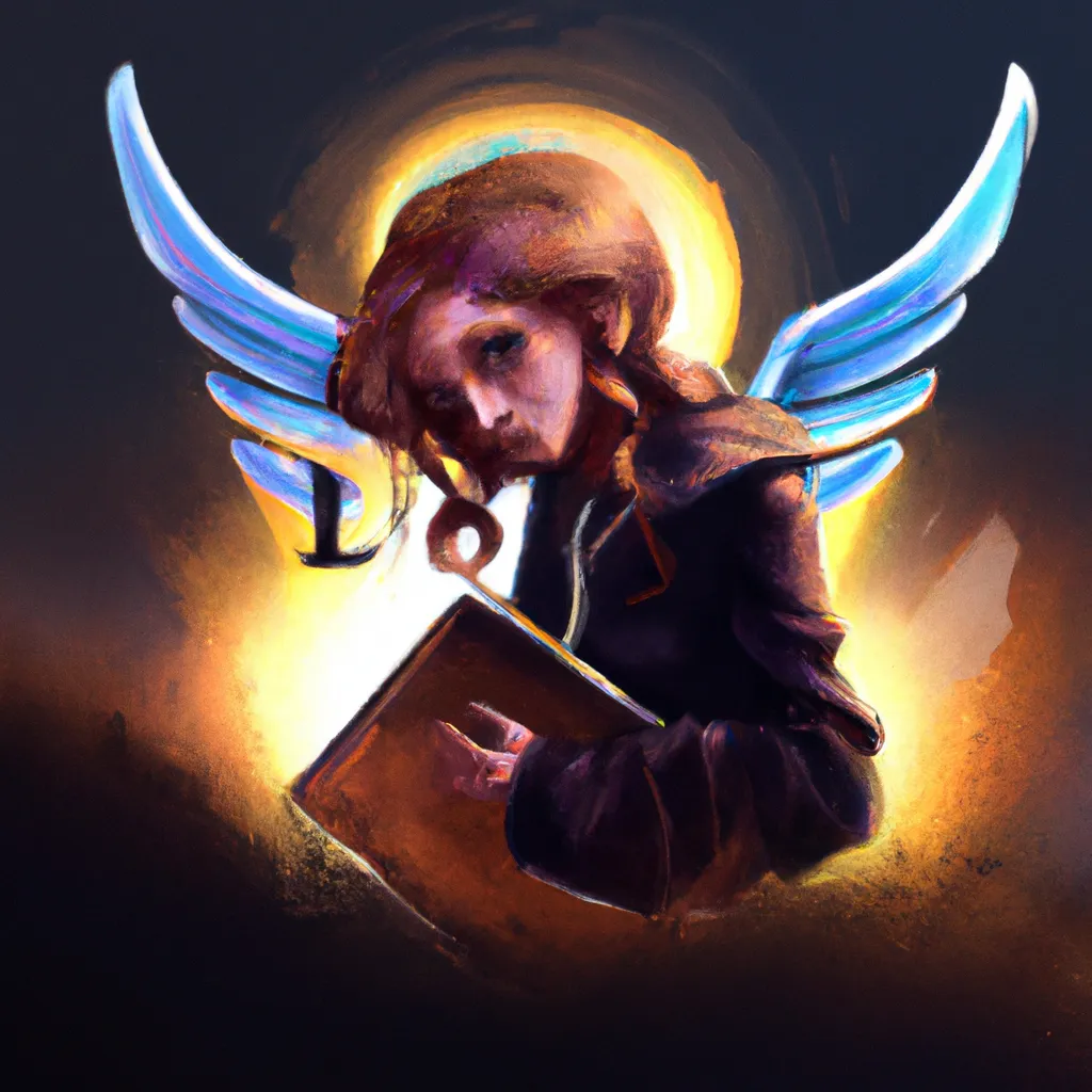 Descubra o Significado Profundo da Letra do Anjo KLB! 7 Ilustracao anjo klb letra
