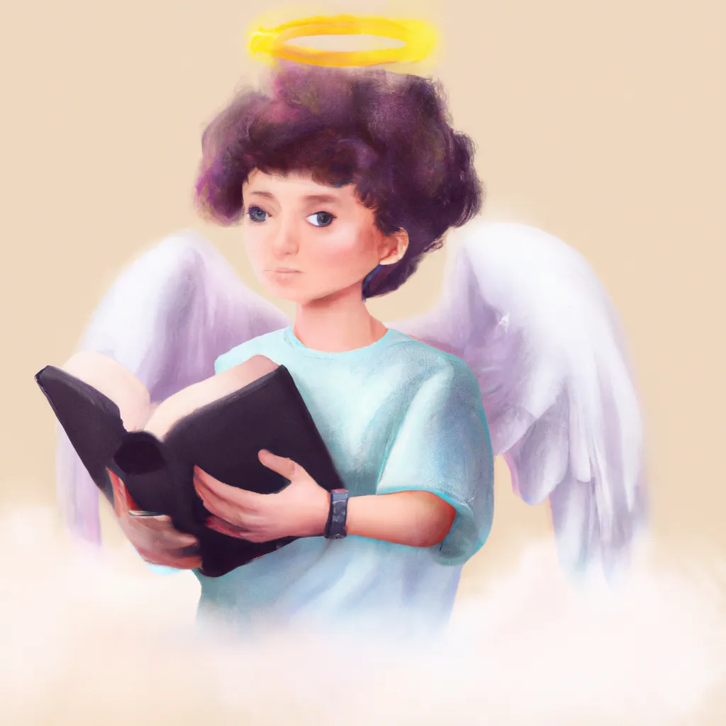 Ilustracao anjo miguel na biblia