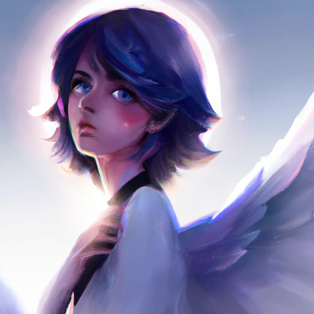 Ilustracao anjo nanael