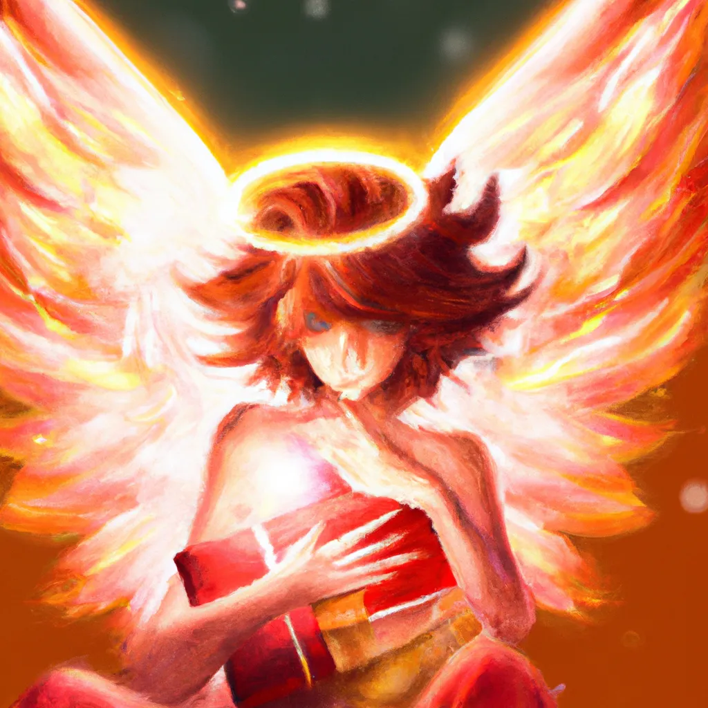 Ilustracao anjo natal