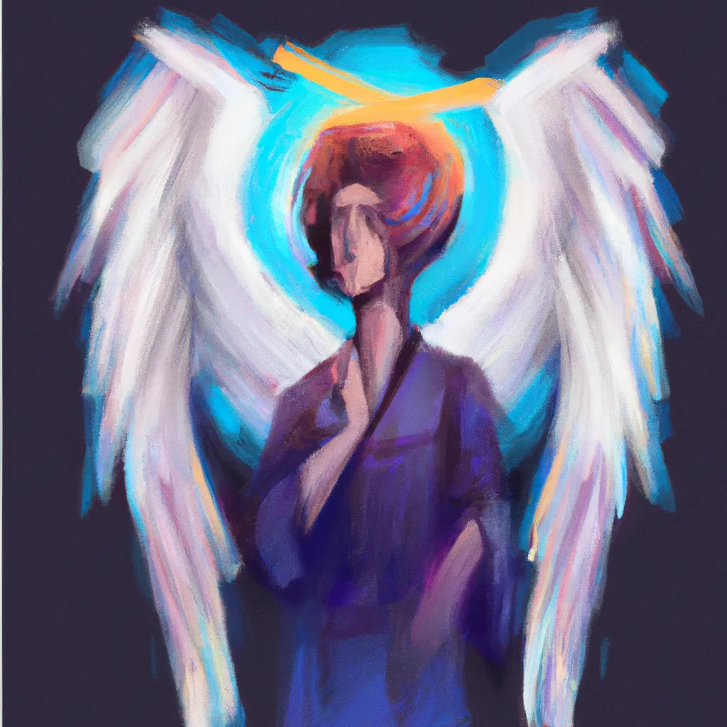 Ilustracao anjo ophanim