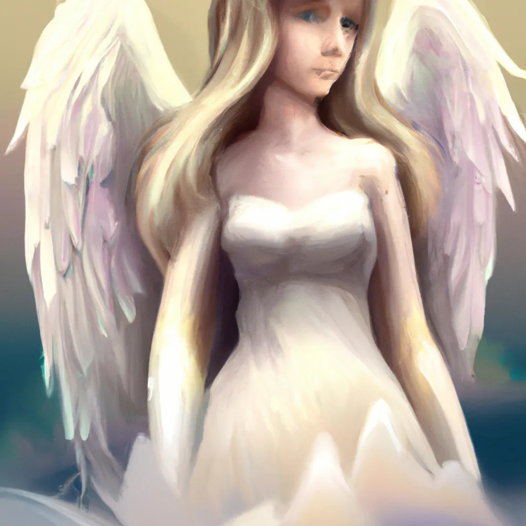 Ilustracao anjo ou anja
