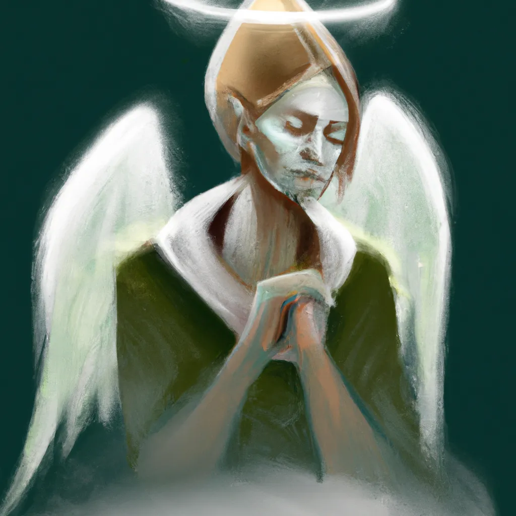 Ilustracao anjo ou demonio