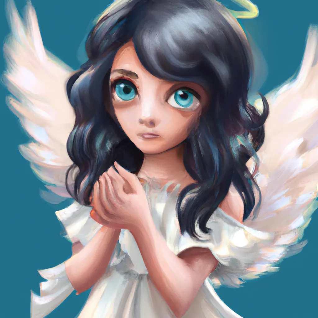 Anjo para Imprimir: Desenhe Seu Próprio Anjo e Deixe Sua Criatividade Voar! 7 Ilustracao anjo para imprimir
