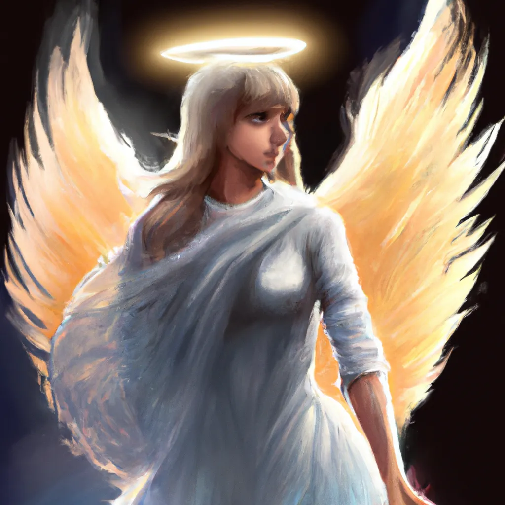 Ilustracao anjo protetor