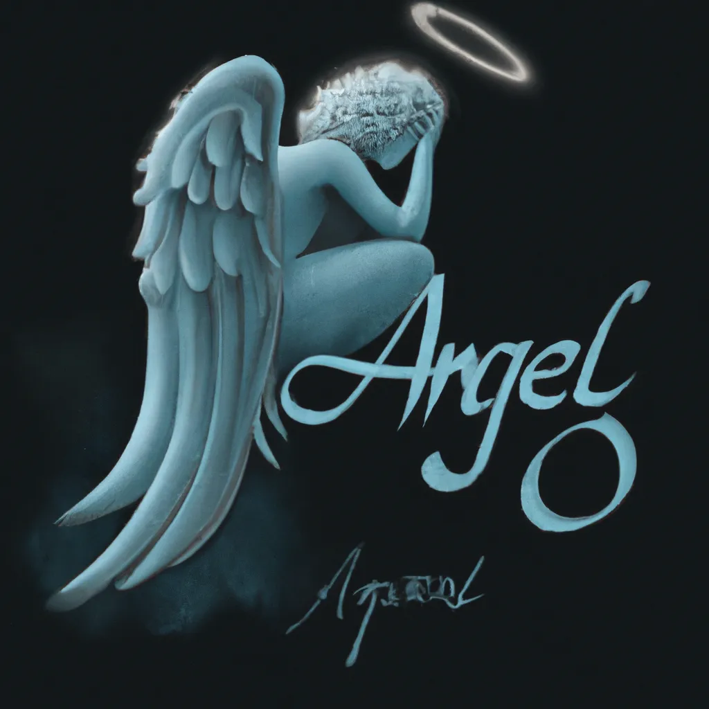 Ilustracao anjo querubim letra