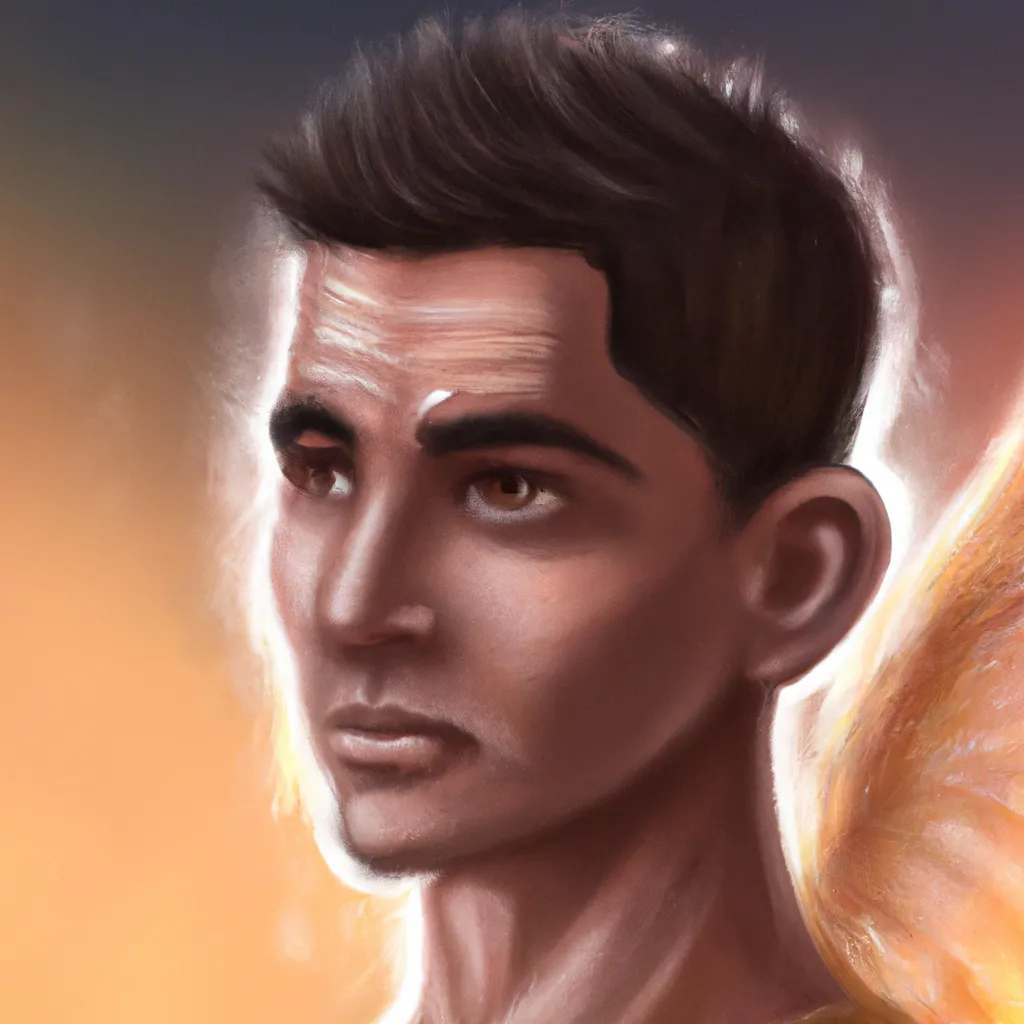 Ilustracao anjo rafael