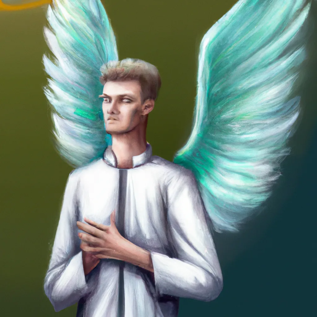Ilustracao anjo sao miguel