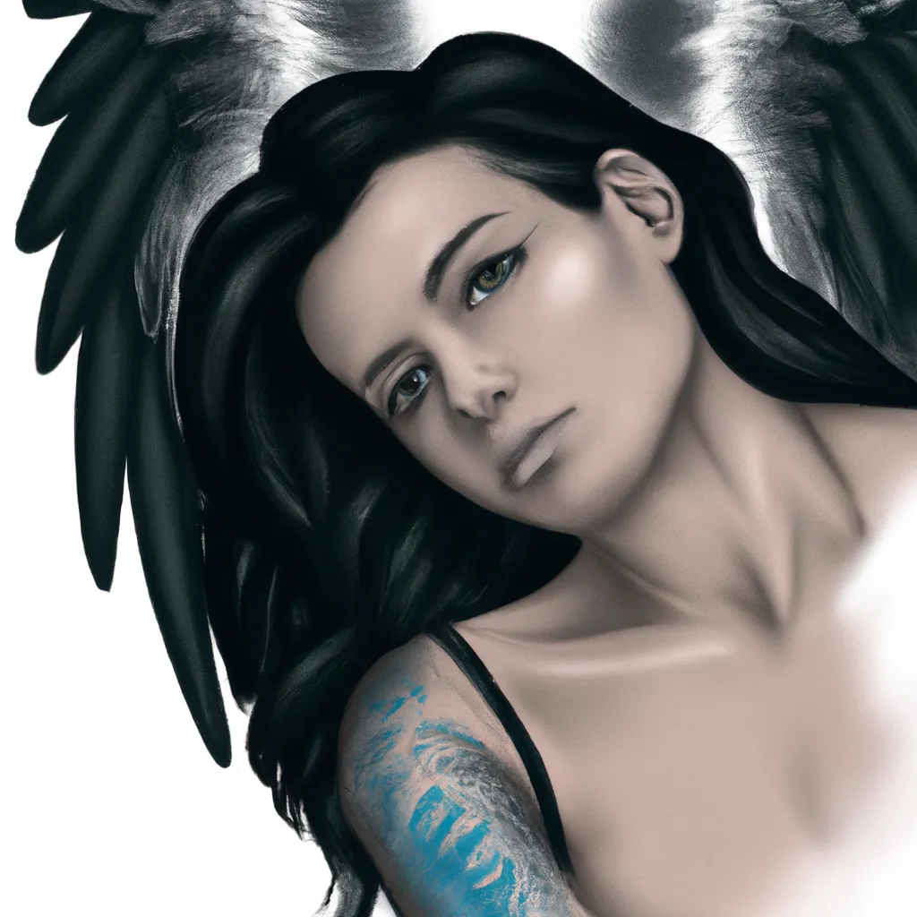 Tatuagem de Anjo: Inspire-se para Criar a Sua! 7 Ilustracao anjo tatuagem