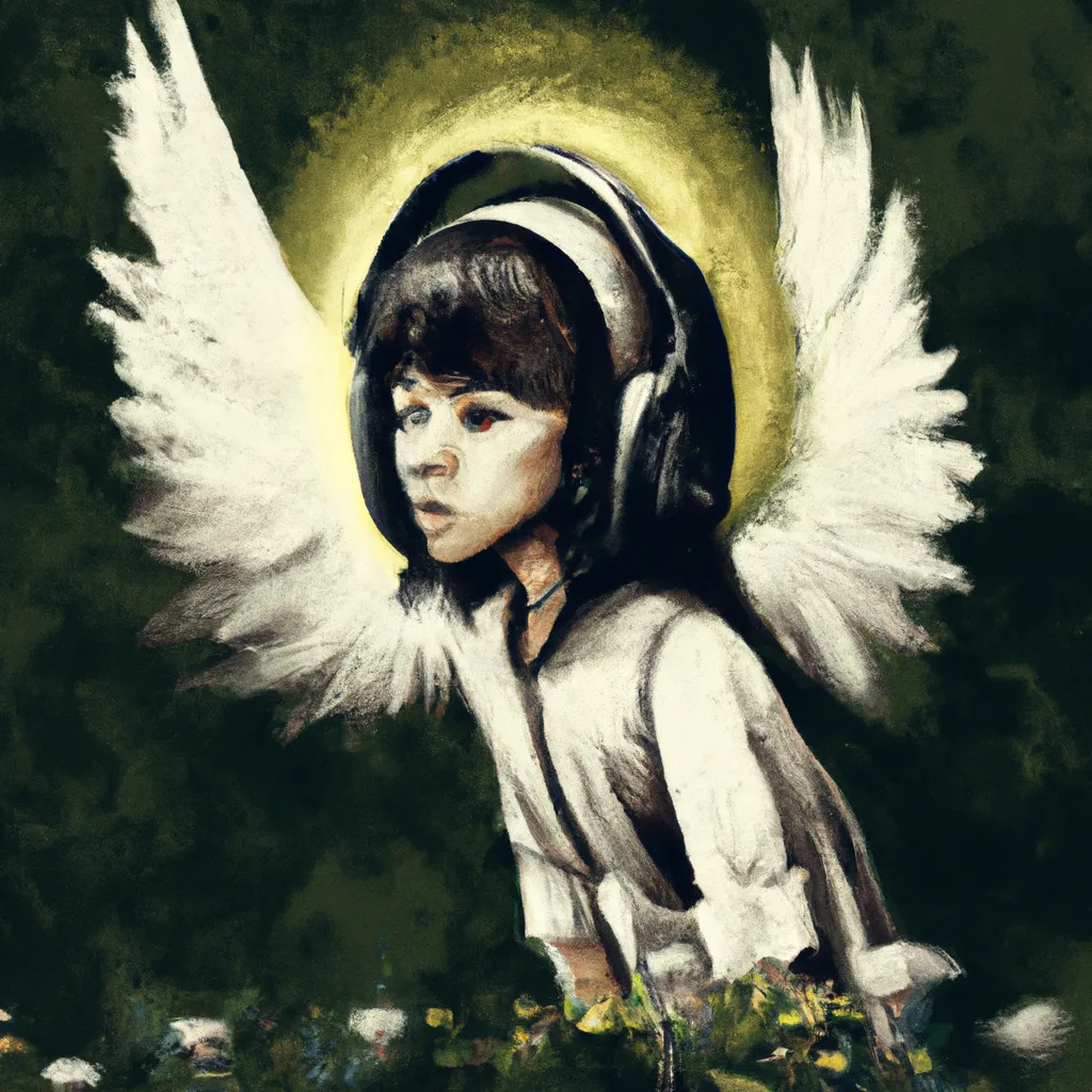Ilustracao anjo veio me falar