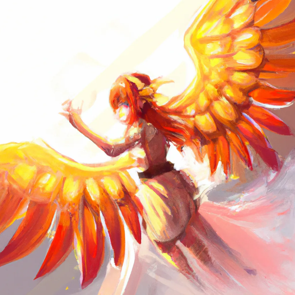 Ilustracao anjo voando