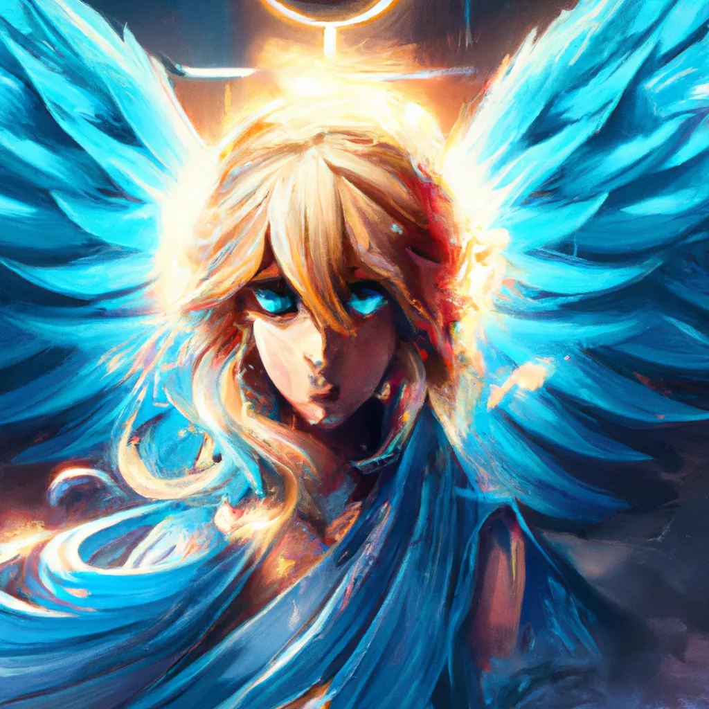 Ilustracao anjo wallpaper 4k