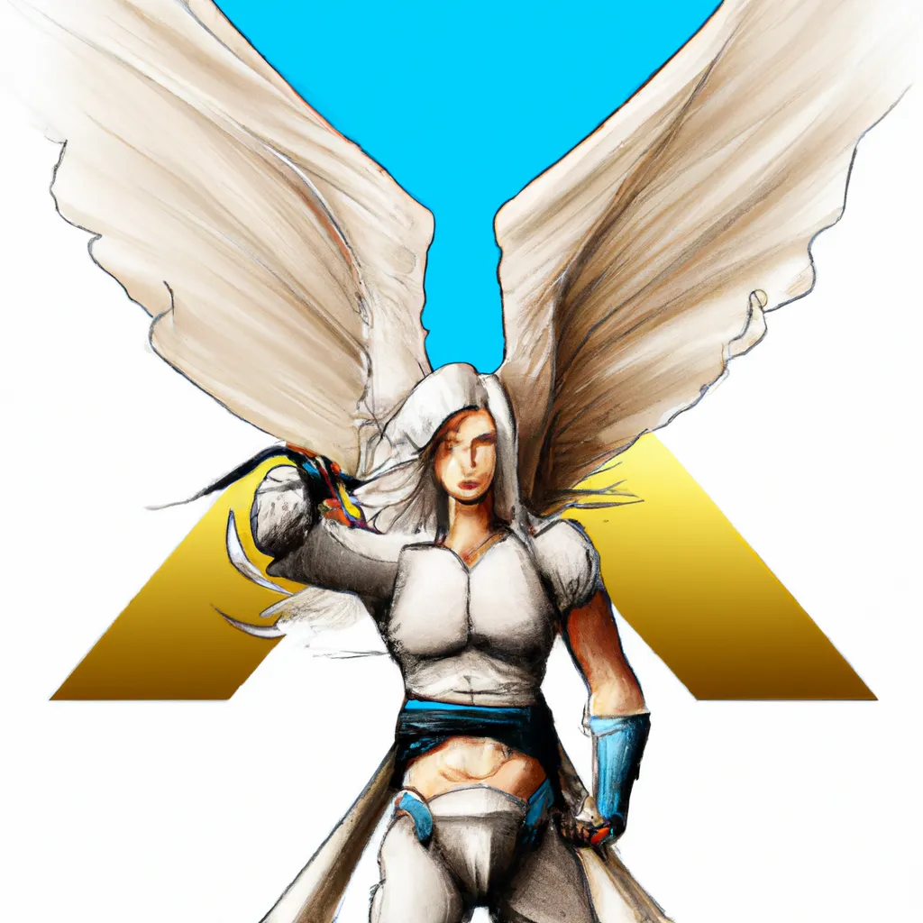 Ilustracao anjo x men