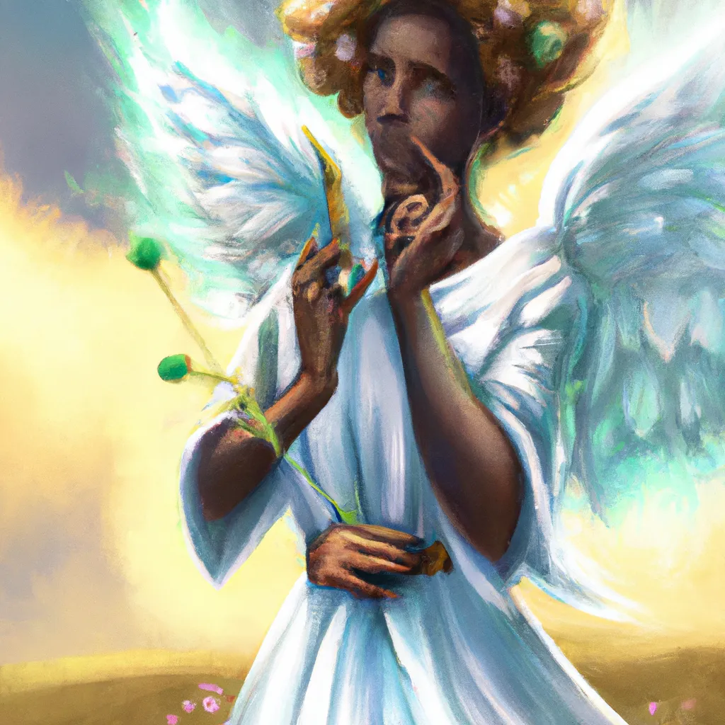 Ilustracao anjo yelaiah