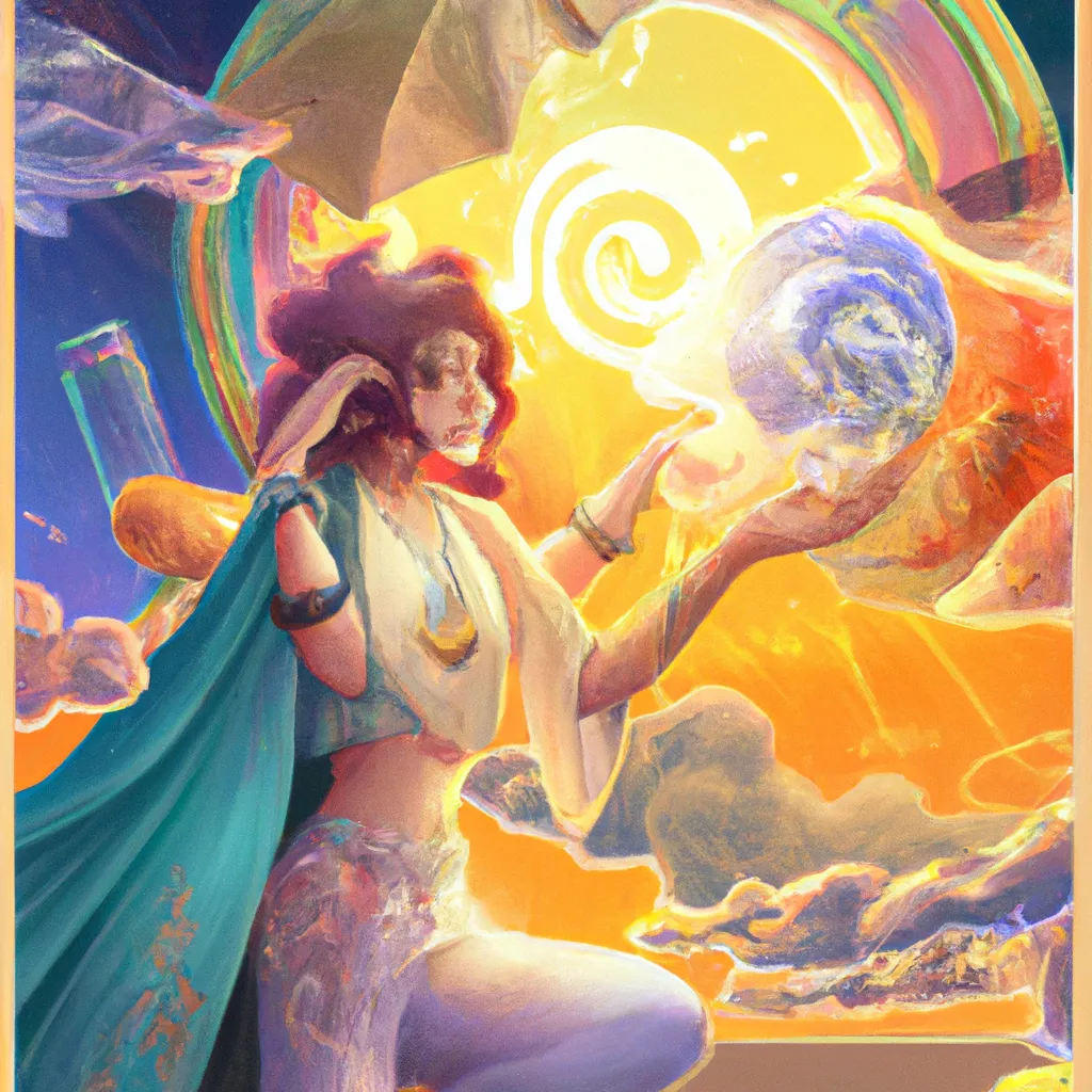 Ilustracao astrologia do dia